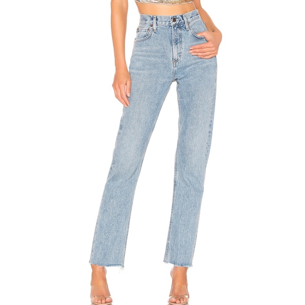 AGOLDE  CHERIE Light Blue Jeans